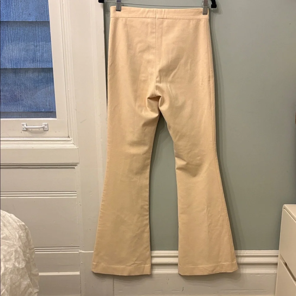 Gucci vintage wool Cream Flared trouser Pants - Picture 3 of 11